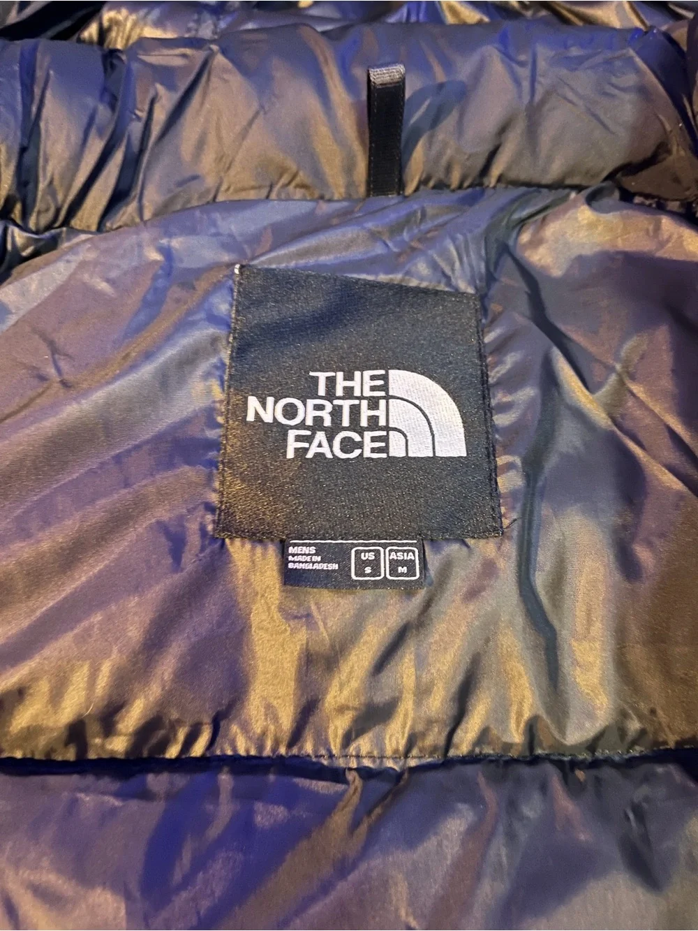 The North Face Black and White Quilted Puffer Jacket